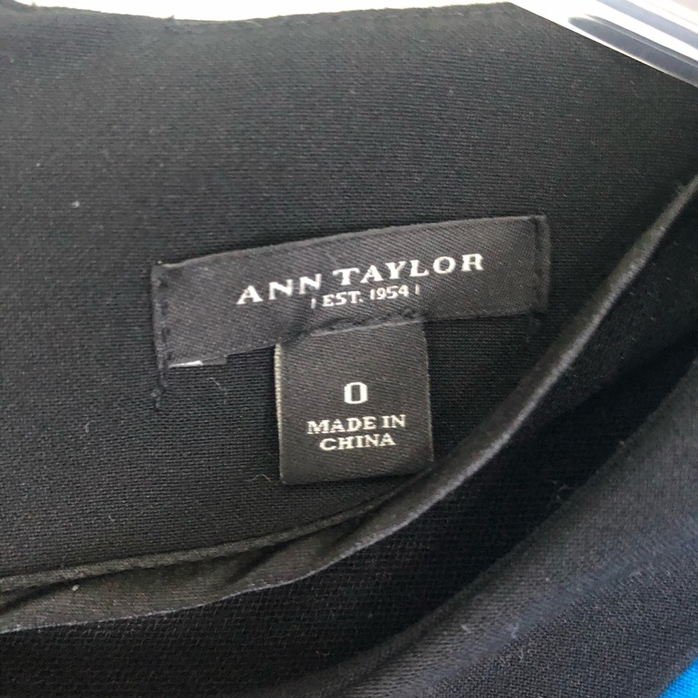 Ann Taylor Color Block Career Sheath Dress Sz 0 - Picture 6 of 7